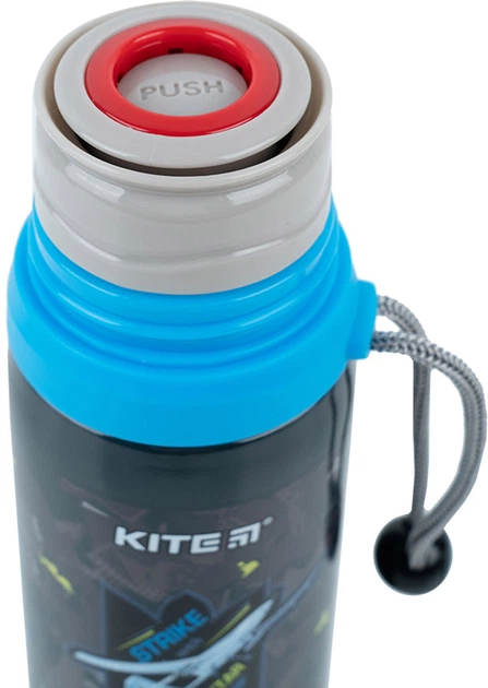 Термос Kite Bayraktar 350 мл Чорний (K23-301) - зображення 3