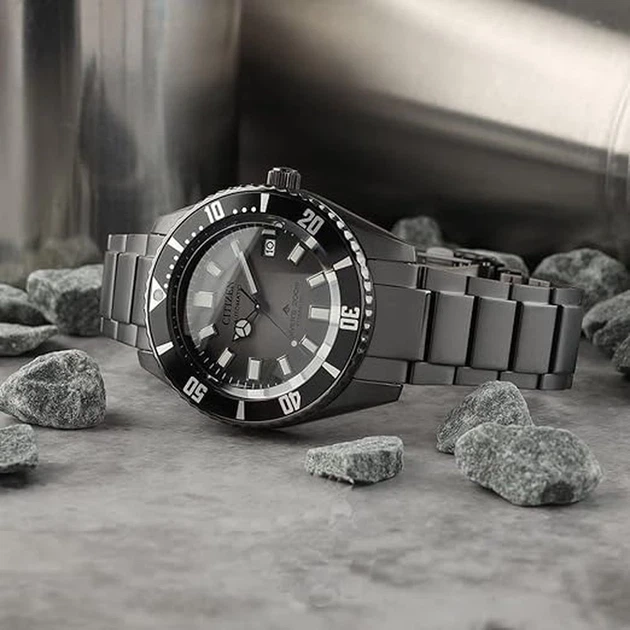Наручний годинник CITIZEN NB6025-59H Чорний Водонепроникний корпус - зображення 11