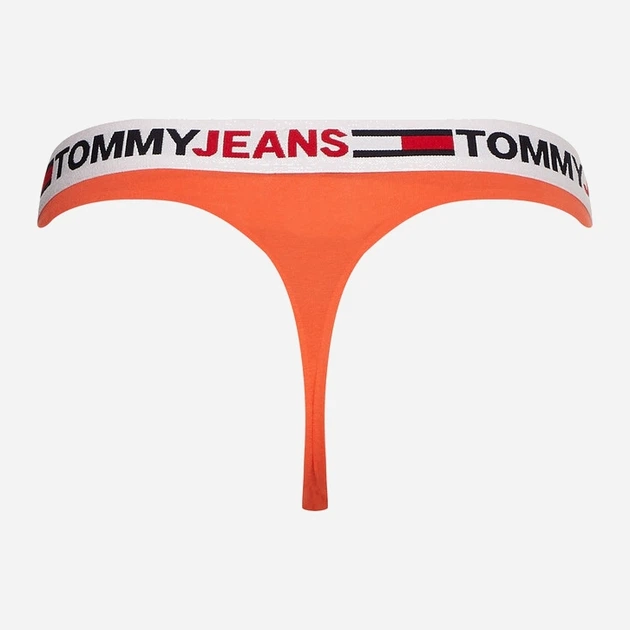 Трусики cтрінги жіночі бавовняні Tommy Hilfiger Jeans UW0UW03529XMV M Помаранчеві (8720116303469) - зображення 5