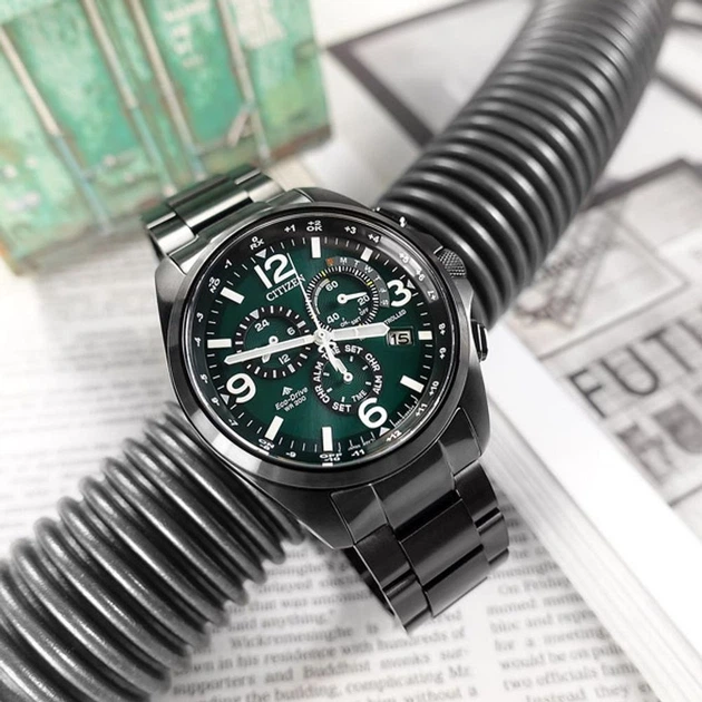 Годинники наручні моделі CITIZEN CB5925-82X у кольорах зелений/чорний. - зображення 4