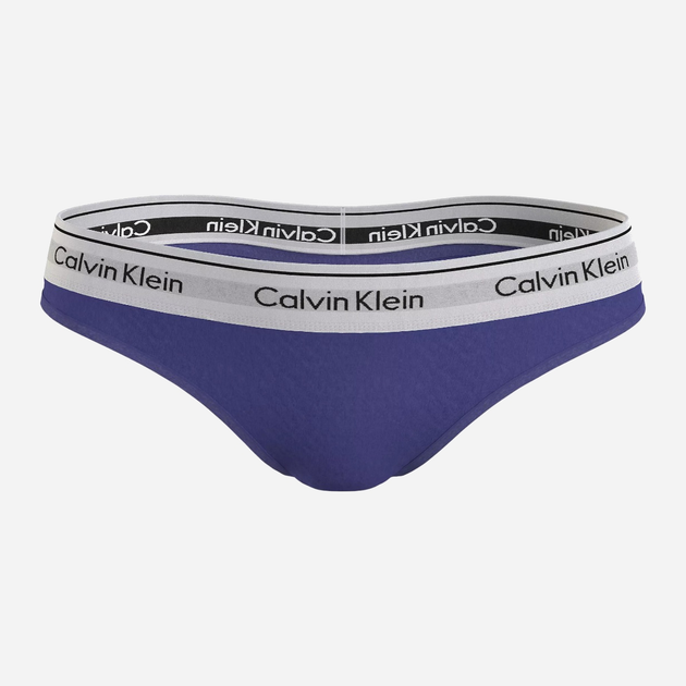 Трусики cтрінги жіночі бавовняні Calvin Klein Underwear 0000F3786EFPT S Темно-сині (8720108767781) - зображення 2
