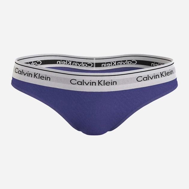 Majtki stringi damskie bawełniane Calvin Klein Underwear 0000F3786EFPT M Granatowe (8720108767903) - obraz 2