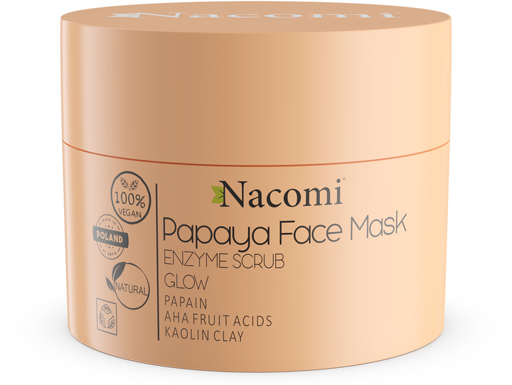 Ензимна маска для обличчя Nacomi з папаїном 50 мл (5902539714029) - зображення 1