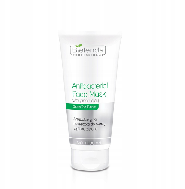 Маска для обличчя Bielenda Professional антибактеріальна із зеленою глиною 150 г (5904879004976) - зображення 1