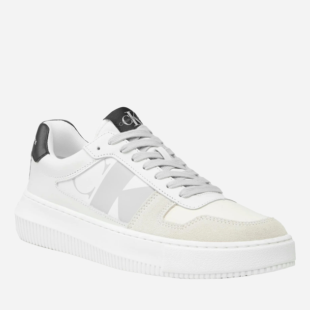 Sneakersy damskie na platformie Calvin Klein Jeans YW0YW01046 03A 39 (8.5US) Białe (8720109057973) - obraz 2