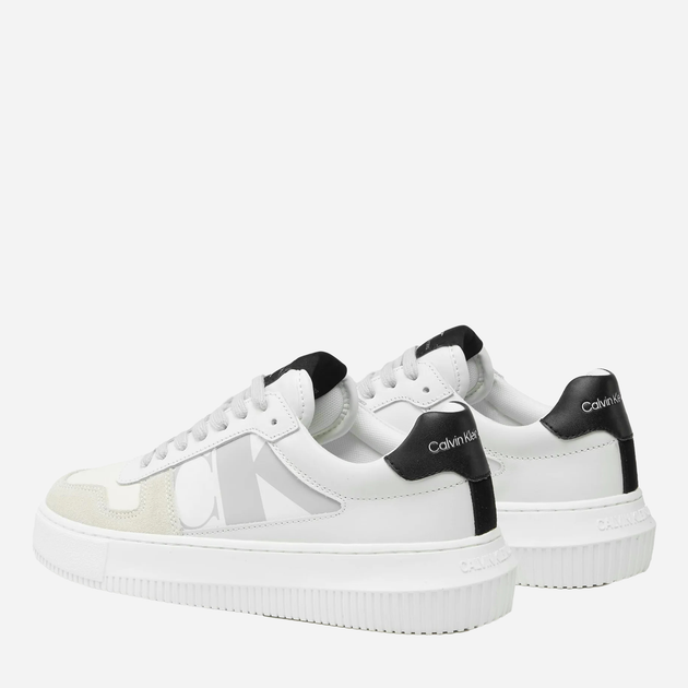 Sneakersy damskie Calvin Klein Jeans YW0YW01046 03A 39 (8.5US) Białe (8720109057973) - obraz 5