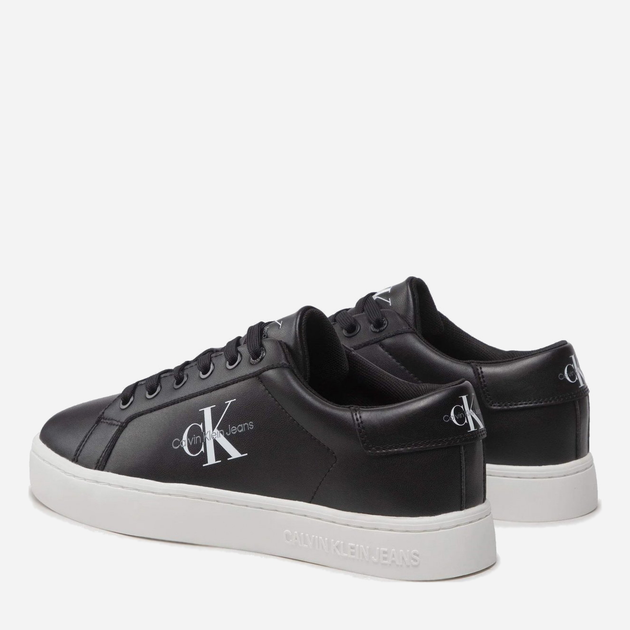 Чоловічі кеди низькі Calvin Klein Jeans YM0YM00491 BDS 44 (11US) Чорні (8719856517281) - зображення 4