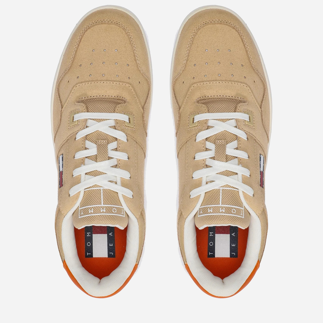 Buty sportowe męskie Tommy Jeans EM0EM01329 AB0 42 (9US) Beżowe (8720644842379) - obraz 4