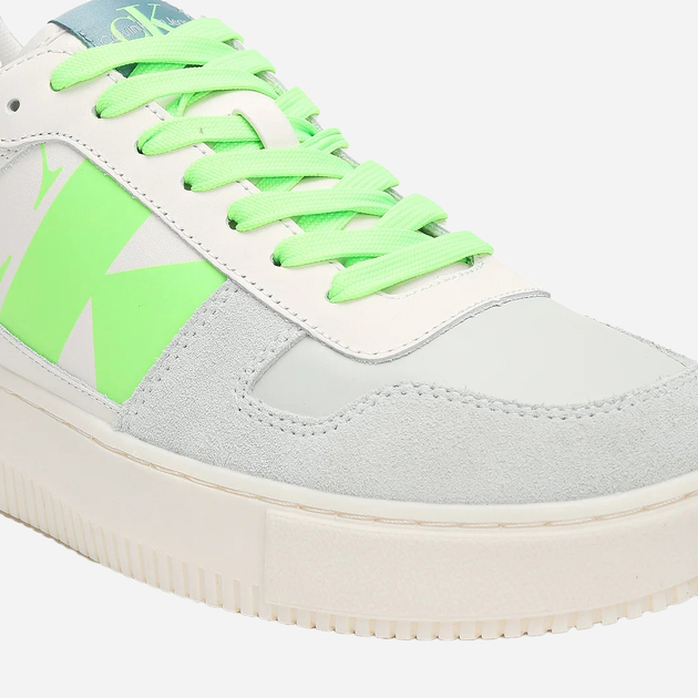 Buty sportowe męskie Calvin Klein Jeans YM0YM00703 02S 41 (8US) Kremowe (8720108625012) - obraz 7
