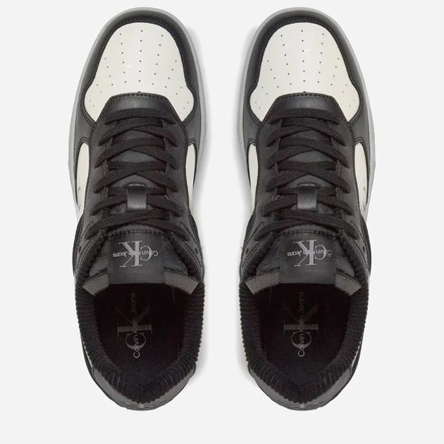 Sneakersy męskie skórzane Calvin Klein Jeans YM0YM00783 00W 44 (11US) Czarny/Biały (8720108629553) - obraz 4
