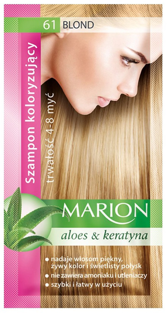 Szampon koloryzujący Marion 61 Blond 4-8 myć 40 ml (5902853000617) - obraz 1