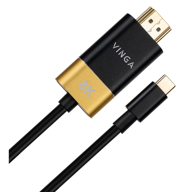 Кабель мультимедійний USB-C to HDMI M 1.5m v2.1 8K60Hz Gold plated