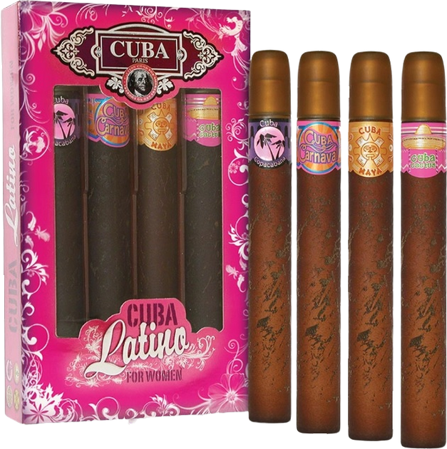 Zestaw damski Cuba Original Latino 4 x 35 ml (5425017736530) - obraz 1