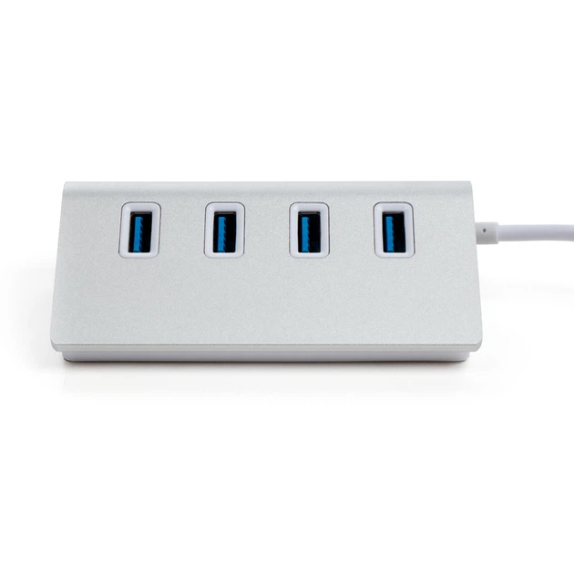Концентратор Vinga Type-C to 4*USB3.0 1.0m cable aluminium (VCPHCU304) - Фото 3 Концентратор Vinga Type-C to 4*USB3.0 1.0m cable aluminium (VCPHCU304) - зображення 3