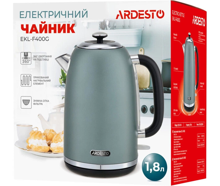 Електрочайник Ardesto EKL-F400G - изображение 7
