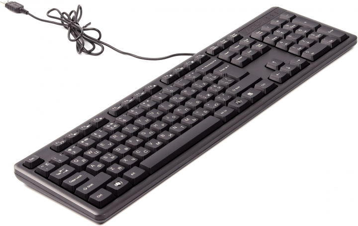 Клавіатура дротова A4Tech KK-3 USB Black - зображення 2