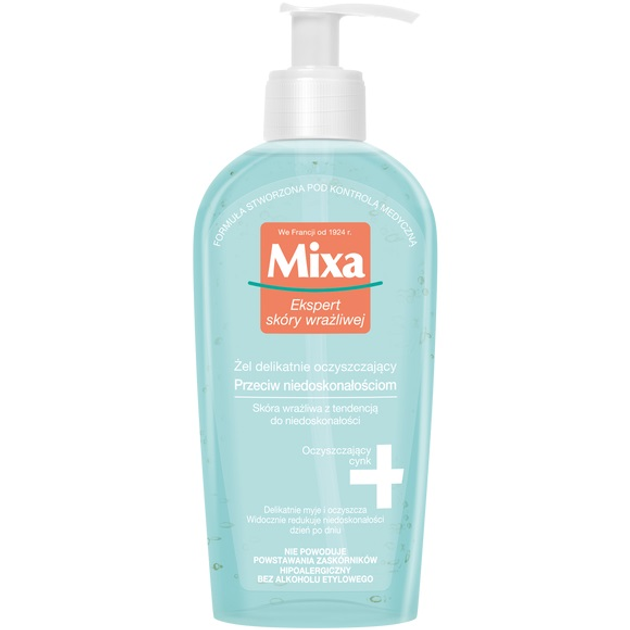 Żel myjący oczyszczający MIXA bez mydła przeciw niedoskonałościom 200 ml (3600550807400) - obraz 1