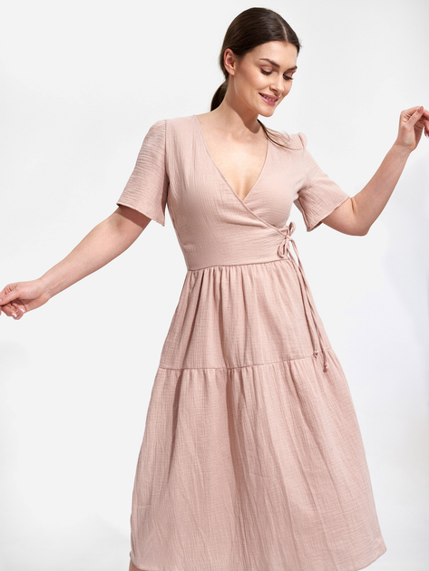 Плаття жіноче Figl M872 M Бежеве (5902194410977) - зображення 3