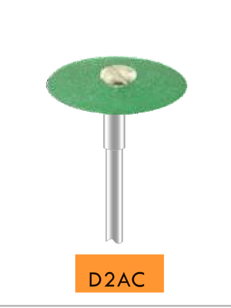 Зелений камінь для корекції кераміки та циркону диск 01 - изображение 2