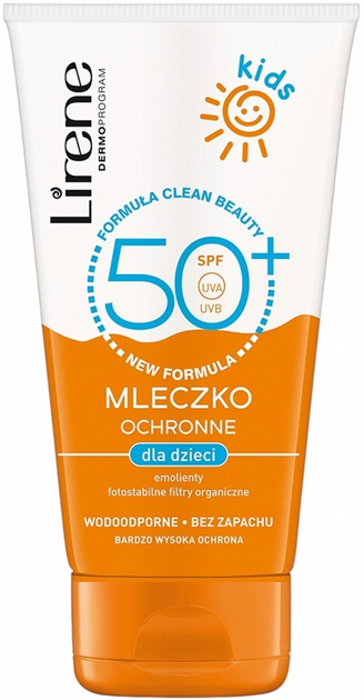 Молочко для малюків Lirene Sun Kids захисний SPF 50 150 мл (5900717315617) - зображення 1