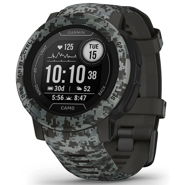 Смарт-часы Garmin Instinct 2 - Camo Edition Graphite Camo (010-02626-03/13) - Фото 1 Смарт-часы Garmin Instinct 2 - Camo Edition Graphite Camo (010-02626-03/13) - изображение 1