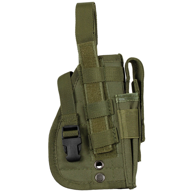 Кобура під праву руку MFH Pistol Holster MOLLE Олива - зображення 1