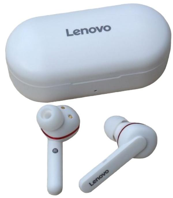 Słuchawki Lenovo HT28 TWS White (HT28WHI) - obraz 2