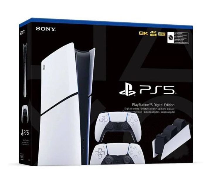 Sony PlayStation 5 Slim Digital Edition 1Tb + DualSense (White ...