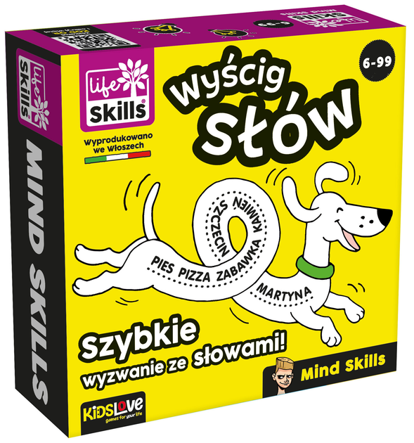 Gra planszowa Lisciani Mind Skills Wyścig słów (8008324094318) - obraz 1