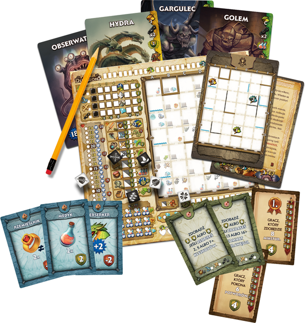 Gra planszowa Lucky Duck Papierowe podziemia (787790604990) - obraz 2
