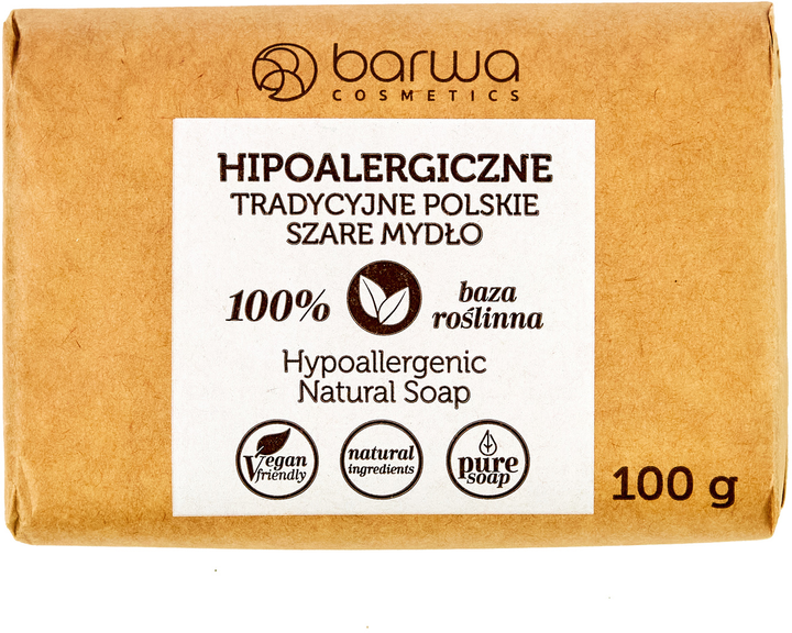 Тверде мило Barwa Cosmetics Hypoallergenic Traditional Soap 100 г (5902305002862) - зображення 1