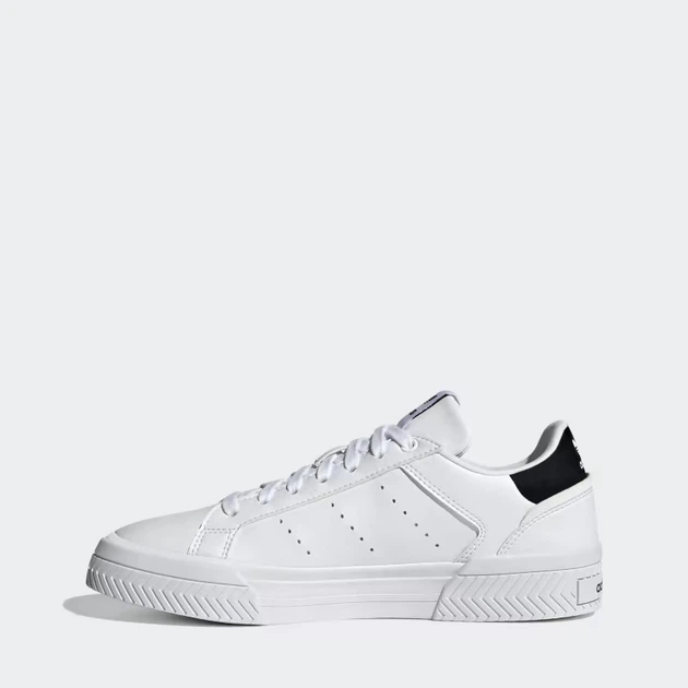 Sneakersy damskie z eko skóry do kostki adidas Originals Court Tourino H05279 38 (5UK) 23.5 cm Białe (4064047120257) - obraz 3