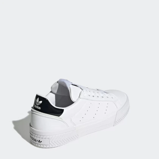 Sneakersy damskie z eko skóry do kostki adidas Originals Court Tourino H05279 38 (5UK) 23.5 cm Białe (4064047120257) - obraz 4