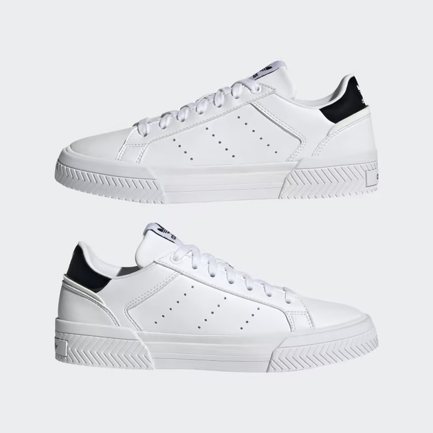 Жіночі кеди низькі adidas Originals Court Tourino H05279 39.5 (6UK) 24.5 см Білі (4064047120219) - зображення 5