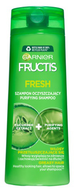 Szampon Garnier Fructis Fresh oczyszczający do włosów przetłuszczających się 250 ml (3600541970687) - obraz 1