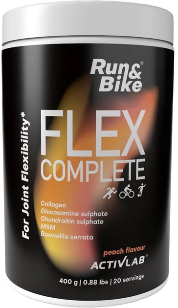Suplement diety ActivLab Run&Bike Flex Complete 400 g Brzoskwinia (5907368800615) - obraz 1