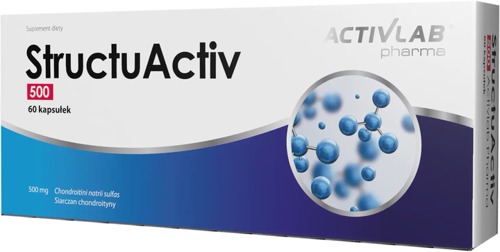 Suplement diety ActivLab StructuActiv 500 60 kapsulek (5907368848518) - obraz 1