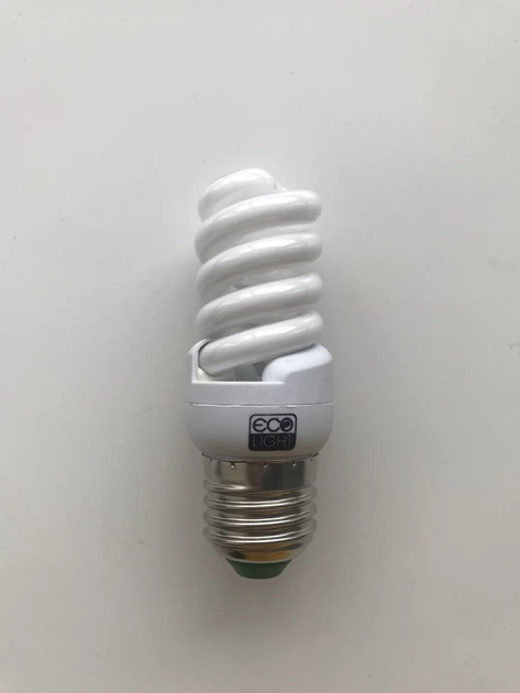 Энергосберегающая лампа ECO LIGHT 9W 9Вт E27 4000К белый нейтральный дневной свет -art.00147 - изображение 6