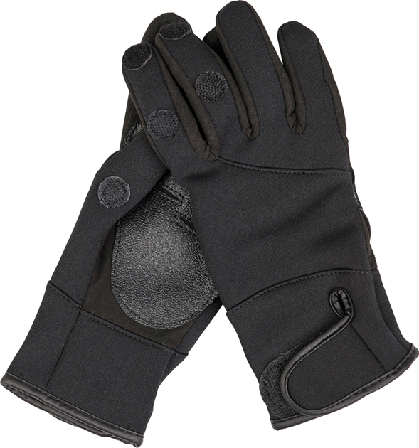 Перчатки тактические MIL-TEC Neoprene/Amaro Shooting Gloves 11657002 S Black (2000980579969) - изображение 1