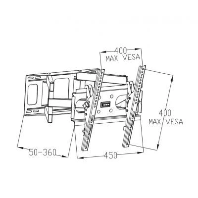 Кронштейн Vinga TM34-4451 - Фото 12 Кронштейн Vinga TM34-4451 - изображение 12