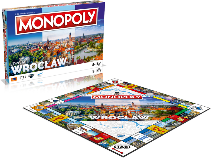 Настільна гра Winning Moves Монополія Вроцлав 2022 (5036905049115) - зображення 2