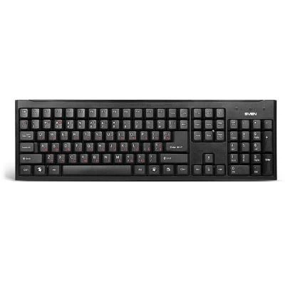 Клавіатура Sven Standard Power 303 usb+ps/2 чорна - Фото 1 Клавіатура Sven Standard Power 303 usb+ps/2 чорна - зображення 1