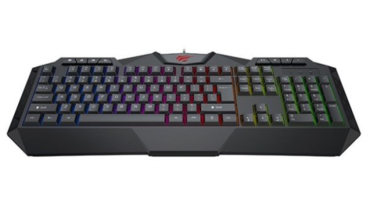 Клавиатура Havit hv-kb510l Black, usb, игровая, подсветка (6939119030681) - изображение 2