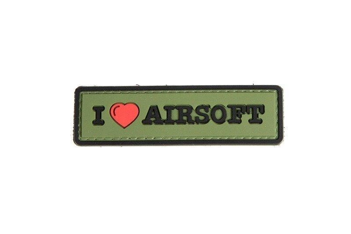 Нашивка 3D - I Love Airsoft [GFC Tactical] - изображение 1