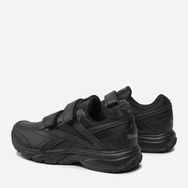 Buty sportowe męskie na rzepy skórzane do kostki Reebok Work N Cushion 4.0 100001168 42.5 (9.5US) 27.5 cm Czarne (4062056065675) - obraz 3