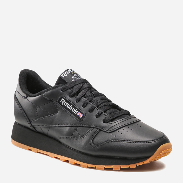 Чоловічі кросівки Reebok Classic Leather 100008493 42.5 (9.5US) 27.5 см Чорні (4065419124088) - зображення 2