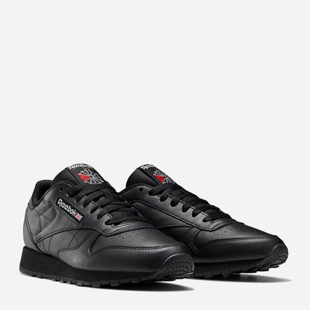 Чоловічі кросівки Reebok Classic Leather 100008494 47 (13US) 31 см Чорні (4065419128147) - зображення 2