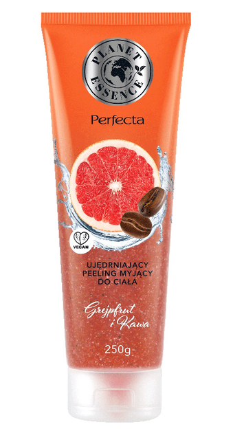 Peeling myjący do ciała Perfecta Planet Essence ujędrniający Grejpfrut i Kawa 250 ml (5900525071217) - obraz 1