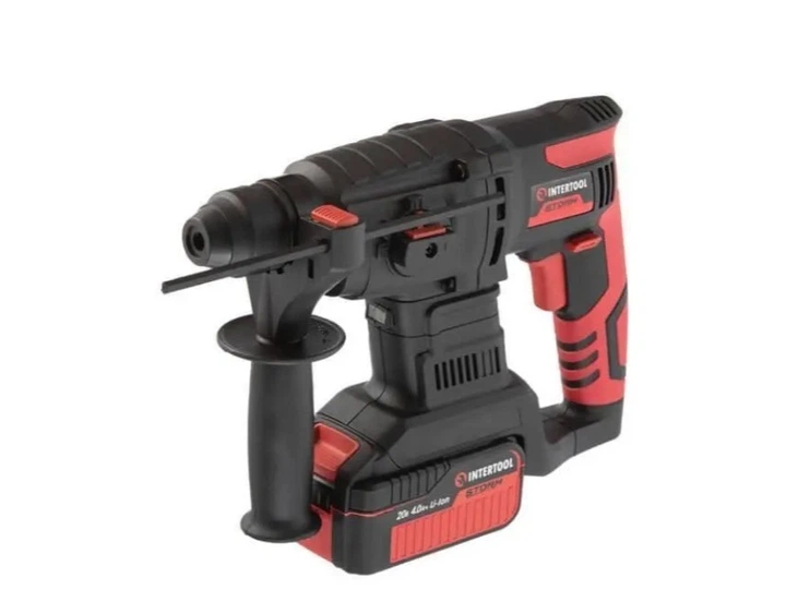 Перфоратор аккумуляторный Intertool Storm 20 В Li-Ion - изображение 4