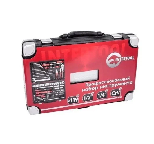 Набор инструмента Intertool - 1/4", 1/2" 119 ед. - изображение 9